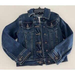 Copper Key Girls toddler Denim Jacket Size 2T Long Sleeve Pockets jean spring